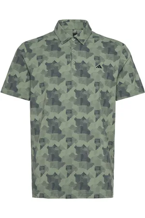 adidas Go-To Prt Polo Sport Sport Clothing Sport Tops Sport Polos Sport Short-sleeved Polos Green