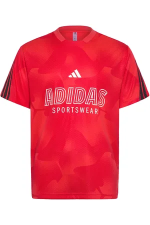 adidas M Tiro Np Tee Sport Men Sports Clothes Sport Tops Sport T-shirts Red