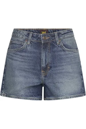 Lee Carol Short Bottoms Shorts Denim Shorts Blue