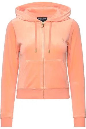Juicy Couture Robertson Gold Hoodie Tops Sweat-shirts & Hoodies Orange