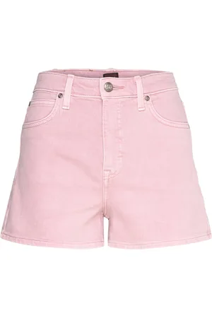 Lee Carol Short Bottoms Shorts Denim Shorts Pink