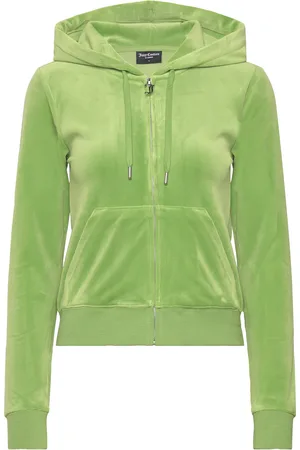 Juicy Couture Robertson Hoodie Tops Sweat-shirts & Hoodies Hoodies Green