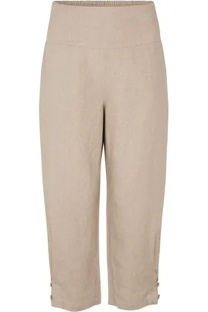 Masai Mapenna Bottoms Trousers Straight Leg Beige