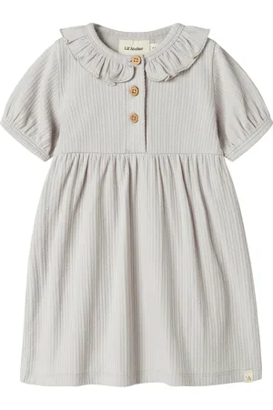 Lil Atelier Nbffleura Ss Body Dress Lil Mekko Grey