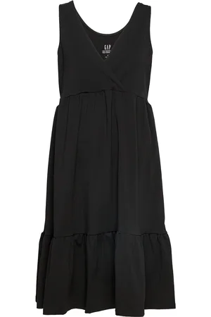 GAP Maternity Tiered Tank Dress Polvipituinen Mekko Black