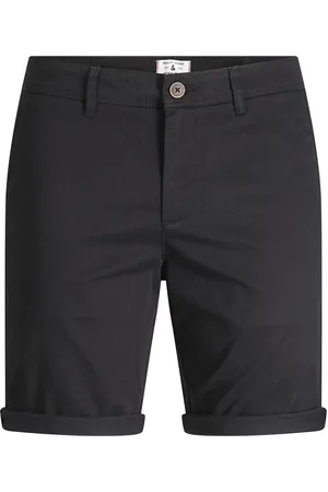 JACK & JONES Jpstbowie Shorts Solid Srt Sn Bottoms Shorts Chinos Shorts Black Jack & J S