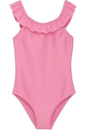 Creamie Swimsuit Solid Uimapuku Uima-asut Pink