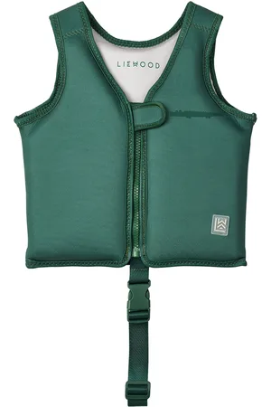 Liewood Dove Crocodile Swim Vest Accessories Sports Equipment Swimming Accessories Green