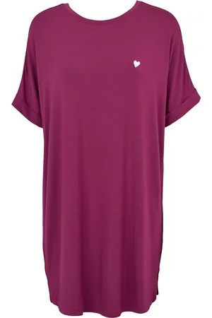 Missya Softness Big Shirt Toppi Purple