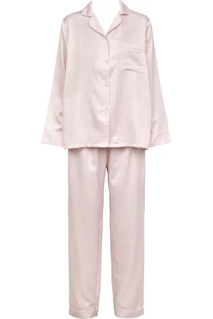 Missya Leo Sateen Pyjamas Aop Pyjama Pink