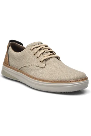 Skechers Mens Hyland Matalavartiset Sneakerit Tennarit Beige