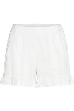 French Connection Barnet Cotton Shorts Bottoms Shorts Casual Shorts White