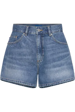 Hugo Blue Gimusa_B Bottoms Shorts Denim Shorts Blue