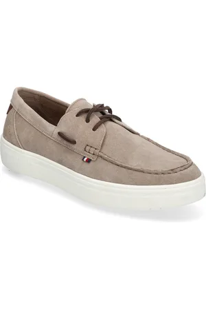 Tommy Hilfiger Modern Light Hybrid Suede Boat S Purjehduskengät Kengät Beige