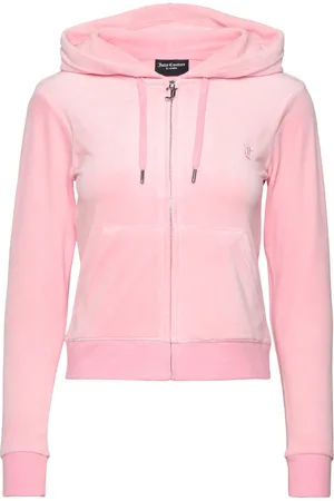 Juicy Couture Robertson Hoodie Tops Sweat-shirts & Hoodies Hoodies Pink