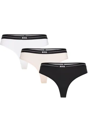 HUGO BOSS 3P Thong Stringit Alusvaatteet Multi/patterned