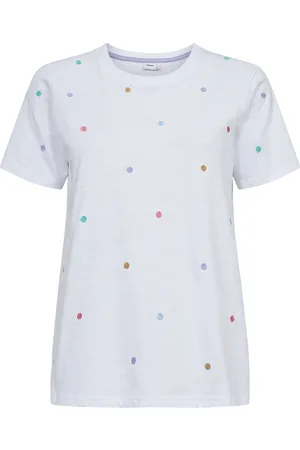 Numph Nusumi T-Shirt - Gots Tops T-shirts & Tops Short-sleeved White