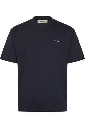 Woodbird Wbbaine Hongbao Tee Tops T-shirts Short-sleeved Navy