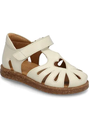 ANGULUS Sandals - Flat - Closed Toe Shoes Summer Shoes Sandals White