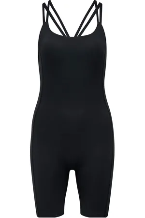 ONLY Onpfont Life On Sl Short Unitard Sport Sport Clothing Sport Base Layers Sport Base Layer Tops Black