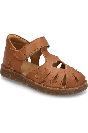 ANGULUS Sandals - Flat - Closed Toe Shoes Summer Shoes Sandals Brown