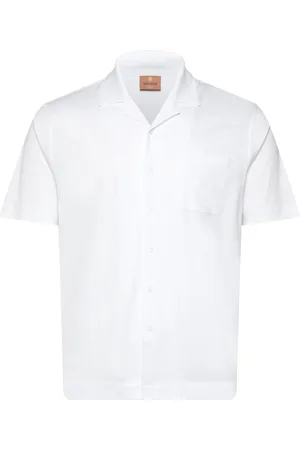 MOS MOSH Gallery Mmgmarco Cuban Ss Shirt Tops Shirts Short-sleeved White