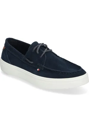 Tommy Hilfiger Modern Light Hybrid Suede Boat S Purjehduskengät Kengät Blue