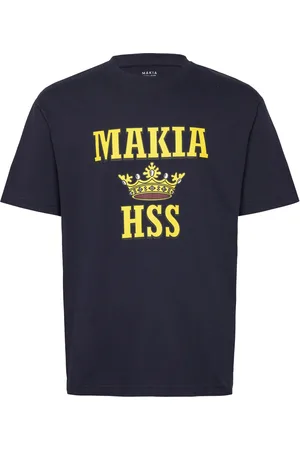 Makia Andö T-Shirt Tops T-shirts Short-sleeved Navy