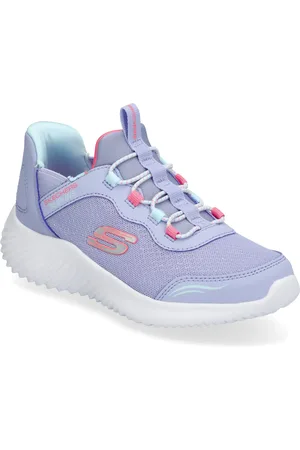Skechers Girls Bounder Simple Cute Matalavartiset Sneakerit Tennarit Purple