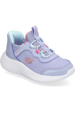 Skechers Girls Bounder Simple Cute Matalavartiset Sneakerit Tennarit Purple
