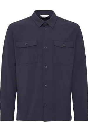 Casual Friday Cfaugusto 0141 Travel Overshirt Tops Overshirts Navy