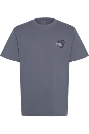 Clean Cut Fresh T-Shirt Ss Tops T-shirts Short-sleeved Grey