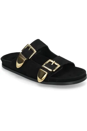 Billi Bi Sandals Shoes Sandals Flat Sandals Black