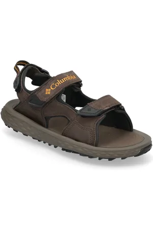 Columbia Konos Hiker 3-Strap Sport Summer Shoes Sandals Brown