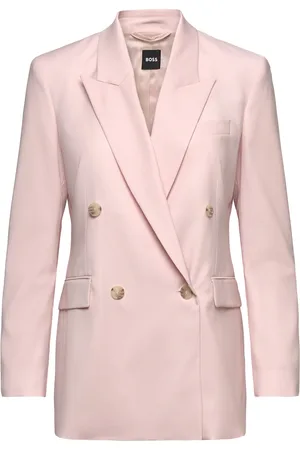 HUGO BOSS Jaleto7 Blazers Single Breasted Blazers Pink