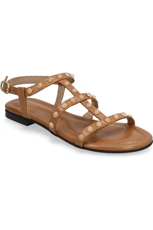 Billi Bi Sandals Shoes Sandals Flat Sandals Brown