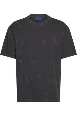 Hugo Blue Nustroyo Tops T-shirts Short-sleeved Black