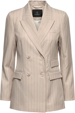 Bruuns Bazaar Apricotbblinda Blazer Blazers Double Breasted Blazers Beige