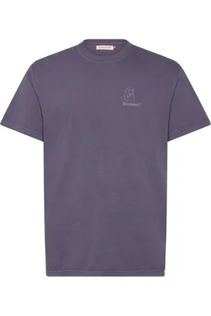 Revolution Printed T-Shirt Tops T-shirts Short-sleeved Purple