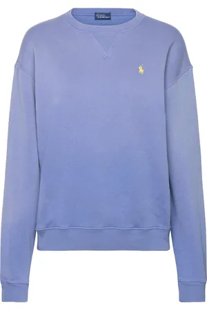 Ralph Lauren Fleece Crewneck Sweatshirt Tops Sweat-shirts & Hoodies Sweat-shirts Blue