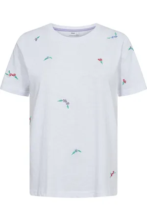 Numph Nusuis T-Shirt - Gots Tops T-shirts & Tops Short-sleeved White