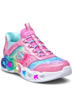 Skechers Girls Infinite Heart Lights Eternal Shimmer Matalavartiset Sneakerit Tennarit Pink