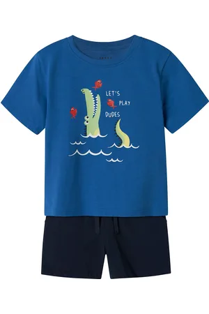 NAME IT Nmmvigor Ss Nreg Top Set Sets Navy