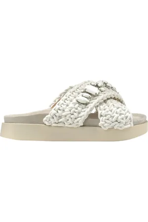 INUIKII Woven St S Matalapohjaiset Sandaalit White