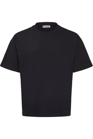 Weekday Boxy T-Shirt Tops T-shirts Short-sleeved Navy