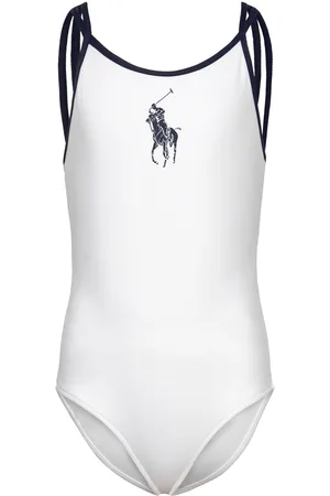 Ralph Lauren Big Pony -Piece Swimsuit Uimapuku Uima-asut White
