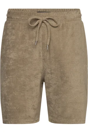 Clean Cut Alberto Terry Shorts Bottoms Shorts Sweat Shorts Green