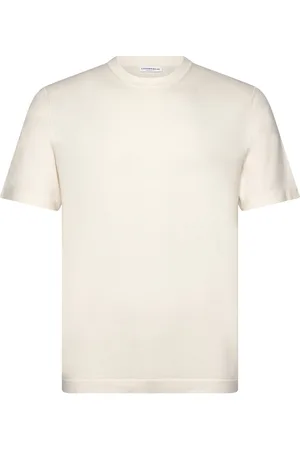 Lindbergh Eco Vero S/S O-Neck Tee Tops T-shirts Short-sleeved White
