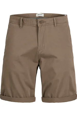 JACK & JONES Jpstbowie Shorts Solid Srt Sn Bottoms Shorts Chinos Shorts Brown Jack & J S