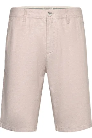 TOM TAILOR Regular Linen Chino Shorts Bottoms Shorts Chinos Shorts Beige